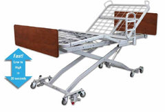 Span America Electric Bed Rexx Fast Series 80 Inch Length Orthopedic Grid Deck 7-7/8 to 28 Inch Height Range - M-812011-1001 - Each