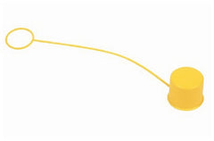 Fisher Scientific Sprayhead Dust Cover 0.125 X 7 OD, 1 Inch, Yellow, 0.004 kg Weight For Eyewash
