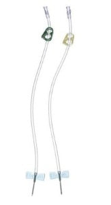 B. Braun Arteriovenous Fistula Needle Buttonhole® AVF 15 Gauge 1 Inch 12 Inch Tubing Without Port - M-812424-3372 - Case of 115