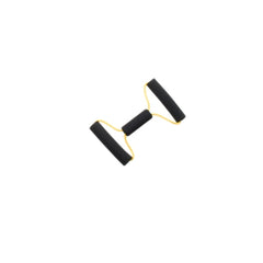 Fabrication Enterprises Exercise Resistance Tubing with Handles CanDo® BowTie™ Yellow 14 Inch Length X-Light Resistance