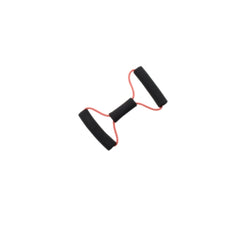 Fabrication Enterprises Exercise Resistance Tubing with Handles CanDo® BowTie™ Red 14 Inch Length Light Resistance