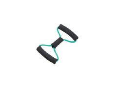 Fabrication Enterprises Exercise Resistance Tubing with Handles CanDo® BowTie™ Green 14 Inch Length Medium Resistance