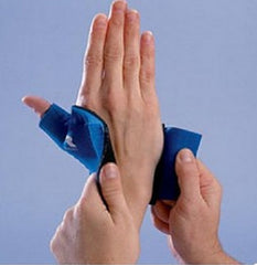 Patterson Medical Supply Thumb Splint Small Right Hand Blue