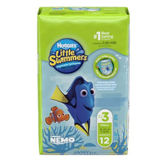 Kimberly Clark Unisex Baby Swim Diaper Huggies® Little Swimmers® Small Disposable Heavy Absorbency - M-812720-2630 - Case of 96