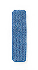 RJ Schinner Co Wet Mop Pad Rubbermaid® HYGEN™ Bound Edge Blue Microfiber / Polyester / Nylon Reusable - M-812836-3572 - Case of 12