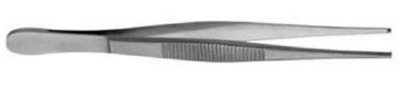 V. Mueller Tissue Forceps Miltex® Adson 6 Inch Length Mid Grade Stainless Steel NonSterile NonLocking Thumb Handle Straight 2 X 3 Teeth - M-813309-2657 - Each