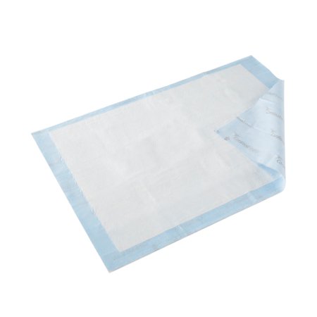 Cardinal Low Air Loss Positioning Underpad Wings™ Quilted Premium Comfort 23 X 36 Inch Disposable Airlaid Heavy Absorbency - M-813438-2808 - Case of 72