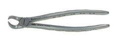 Miltex Extracting Forceps Xcision™ Lower Molars Cow Horn Surgical Grade Stainless Steel NonSterile NonLocking Fenestrated Plier Handle - M-813634-1395 - Each