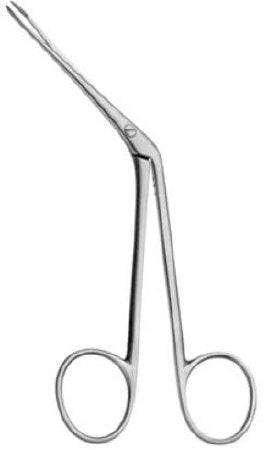 V. Mueller Ear Forceps V. Mueller® Hartmann 2-1/4 Inch Length Stainless Steel Finger Ring Handle Serrated Cups - M-814661-4447 - Each