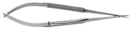 V. Mueller Micro Scissors V. Mueller® 6 Inch Length Surgical Grade Stainless Steel NonSterile Round Thumb Handle with Spring Straight Sharp Tip / Sharp Tip - M-814662-1744 - Each