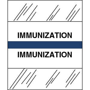 Tabbies Index Tab 1/2 X 1-1/4 Inch Immunization