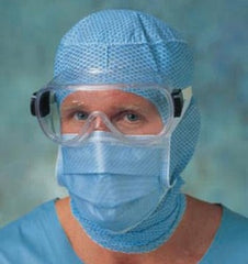 Molnlycke Surgical Mask Barrier® Standard Pleated Tie Closure One Size Fits Most Blue NonSterile Not Rated