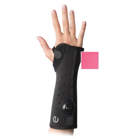 DJO Wrist / Arm Brace Exos® Short Arm Thermoformable Polymer Right Hand Pink X-Small