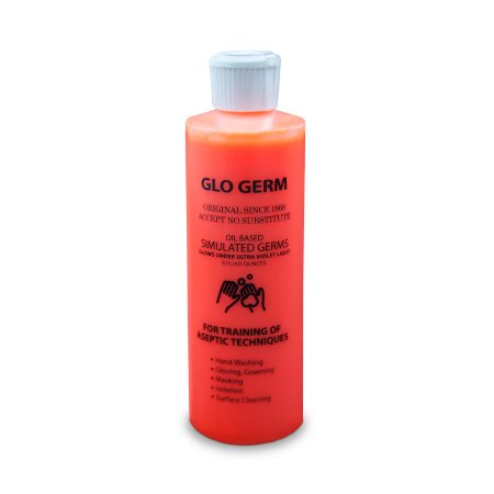 Nasco Germ Simulator Glo Germ™ 8 oz. Bottle Glo Germ White Powder / Mineral Oil NonSterile