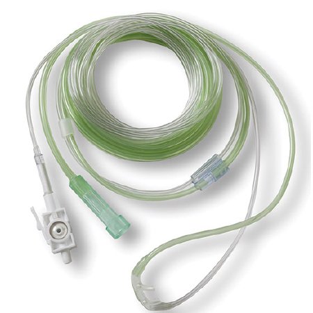 Zoll Medical ETCO2 Nasal Sampling Cannula with O2 Delivery ETCO2 Sampling Line LoFlo™ ETCO2 Sidestream Pediatric Curved Prong / NonFlared Tip