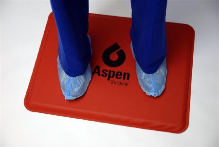 Aspen Surgical Products Anti-Fatigue Floor Mat ErgoSupport® 18 X 24 Inch Red Foam / Gel - M-816192-3278 - Box of 1
