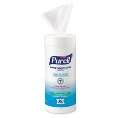 GOJO Hand Sanitizing Wipe Purell® 80 Count Ethyl Alcohol Wipe Canister