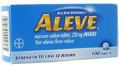 Bayer Pain Relief Aleve® 220 mg Strength Naproxen Sodium Caplet 50 per Bottle