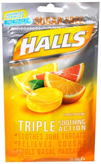 DOT Foods - Kraft Foods Inc Cold and Cough Relief Halls® 5 mg Strength Lozenge 25 per Bag
