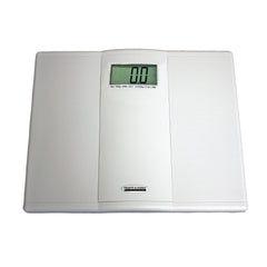 Health O Meter Floor Scale Health O Meter® Digital LCD Display 400 lb/ 180 kg Capacity White AC Adapter / Battery Operated