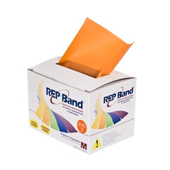 Fabrication Enterprises Exercise Resistance Band REP Band® Orange 4 Inch X 6 Yard Light Resistance