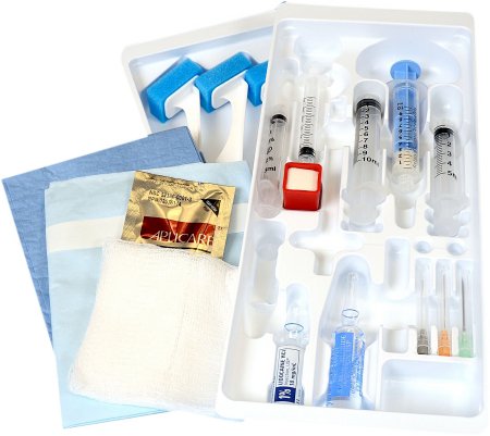 Busse Hospital Disposables Basic Pain Tray Without Needle Without Needle - M-817575-1878 - Case of 10