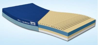 Span America Bariatric Alternating Pressure Mattress Geo-Mattress® Atlas™ Therapeutic Type 84 X 48 X 7 Inch - M-776035-1767 - Each