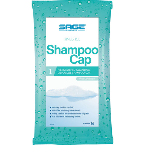 Sage Comfort Bath Rinse-Free Shampoo Cap AM-82-7909