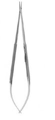 V. Mueller Micro Needle Holder Delicate Touch™ 8-1/4 Inch Length Straight Dust Teeth Jaws Round Spring Handle - M-820586-4907 - Each