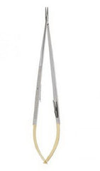 V. Mueller Needle Holder Vital™ 8-3/4 Inch Length 3,600 Teeth Per Square Inch, Straight Flat Spring Handle - M-820600-4460 - Each