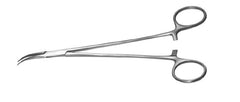 Hemostatic Forceps Padgett® Mosquito 7-1/8 Inch Length Surgical Grade Stainless Steel NonSterile Ratchet Lock Finger Ring Handle Curved Delicate Tips