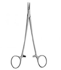 V. Mueller Needle Holder 7-1/4 Inch Length Straight Cross Serrated Tips Finger Ring Handle - M-821432-1873 - Each