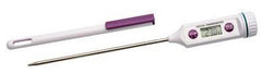 VWR International Digital Thermometer with Alarm VWR® Fahrenheit / Celsius 40° to 450°F (40° to 232°C) Stainless Steel Probe Insertable Battery Operated