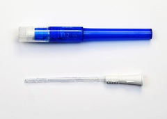 Cure Medical Urethral Catheter Cure Twist™ Straight Tip Lubricated PVC 12 Fr. 6 Inch