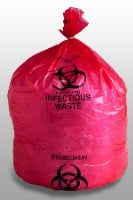Elkay Plastics Infectious Waste Bag Elkay® Plastics 44 gal. Red Bag HDPE 36 X 48 Inch - M-822261-1750 - Case of 250