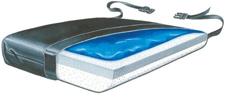 Skil-Care Seat Cushion Thin-Line Ultra 16 W X 16 D X 2-1/2 H Inch Foam / Gel