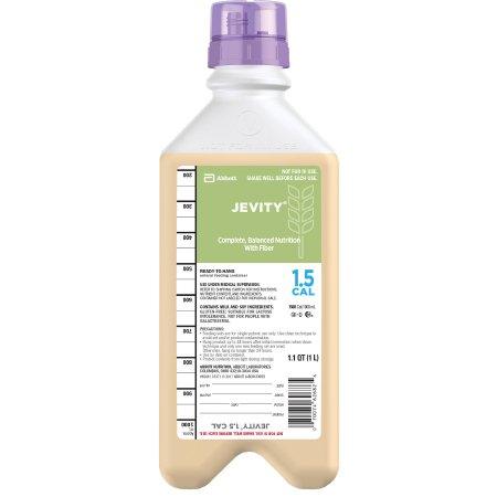 Abbott Nutrition Tube Feeding Formula Jevity® 1.5 Cal 33.8 oz. Carton Ready to Hang Unflavored Adult