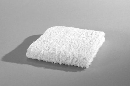 Standard Textile Washcloth 12 X 12 Inch Bleached White Reusable