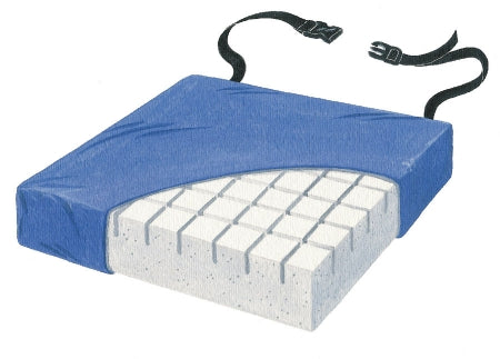 Skil-Care Seat Cushion Pressure-Check 18 W X 16 D X 4 H Inch Foam