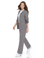 Landau Uniforms Warm-Up Jacket Steel Gray X-Large Hip Length Reusable