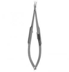 V. Mueller Eye Needle Holder 5-1/4 Inch Length Curved, Smooth Jaw, 10mm - M-822815-4902 - Each