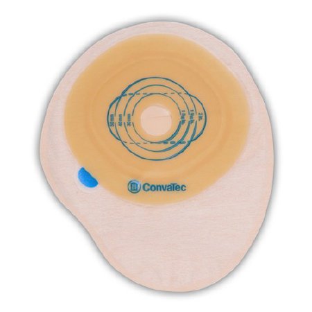 Convatec Filtered Ostomy Pouch Esteem® + One-Piece System 8 Inch Length 13/16 to 2-3/4 Inch Stoma Closed End Trim to Fit