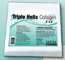 MPM Medical Collagen Dressing Triple Helix® Collagen 2 X 2 Inch 5 per Pack