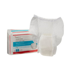 Cardinal Unisex Adult Absorbent Underwear Sure Care™ Plus Pull On with Tear Away Seams Large Disposable Heavy Absorbency - M-823429-1765 - Case of 100