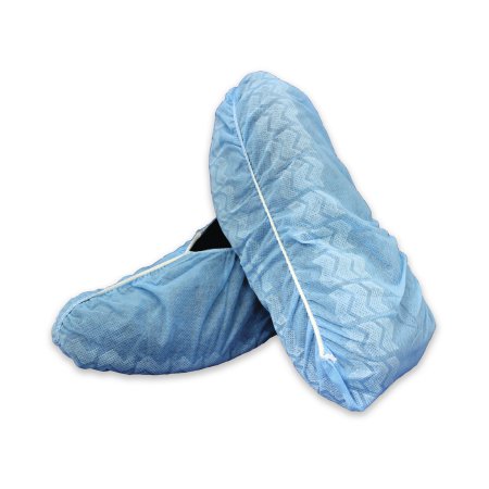 Shoe Cover McKesson One Size Fits Most Shoe High Nonskid Sole Blue NonSterile