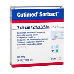 BSN Medical Impregnated Dressing Cutimed® Sorbact® 2.8 X 3.5 Inch Gauze Sorbact Sterile