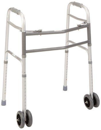 Patterson Medical Supply Bariatric Walker Adjustable Height Days Aluminum Frame 700 lbs. Weight Capacity 33 to 43 Inch Height
