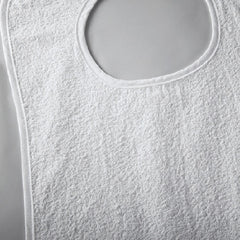 Standard Textile Bib Snap Closure Reusable 100% Cotton