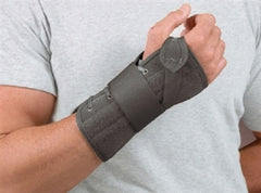 BSN Medical Cock-Up Wrist Brace Soft Fit Metal / Suede Left Hand Beige Small