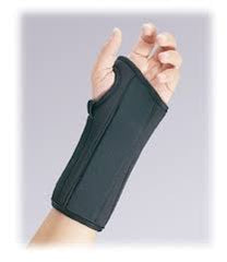 BSN Medical Wrist Brace FLA ProLite® Elastic / Foam / Metal / Polyester Left Hand Black Large